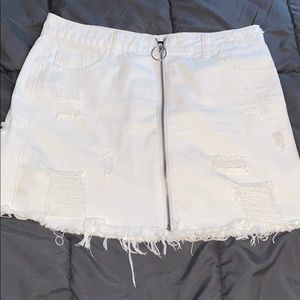 White skirt